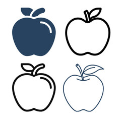 set of apple icons