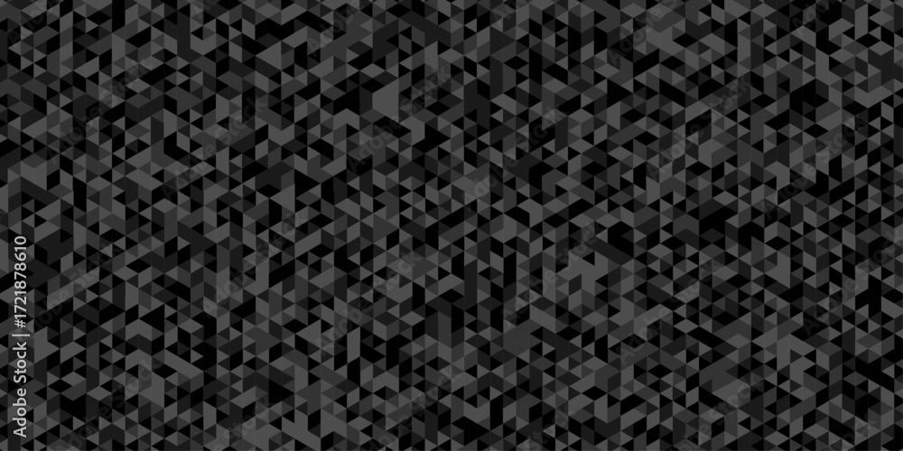 Fototapete abstract low polygon cubic black gray black vector poly triangle texture geometric pattern composed 