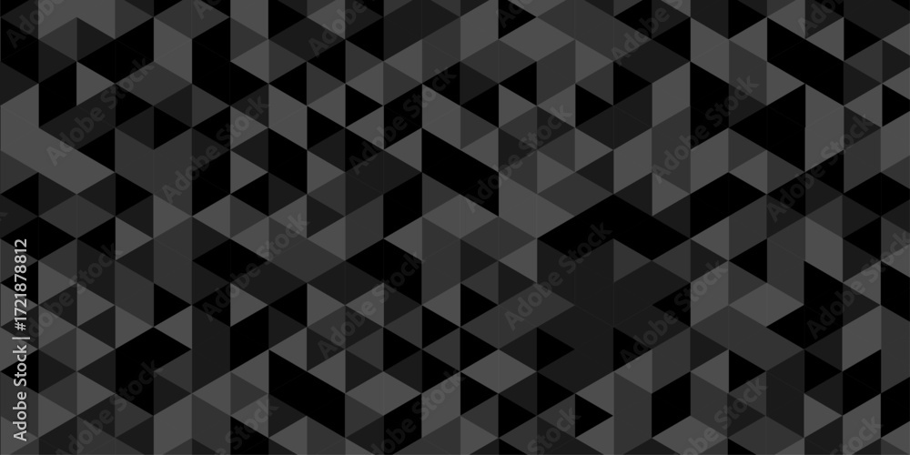 Poster abstract low polygon cubic black gray black vector poly triangle texture geometric pattern composed 