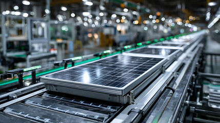 photovoltaic solar panel production line with high tech lithium ion battery cells for electric vehicle high voltage automotive battery and energy innovation