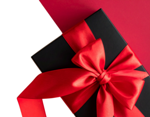 Firefly_Colorful playground structure with dual slides - Firefly_Elegant black gift box with red ribbon