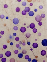 Purple and Blue Spheres on Light Background Texture