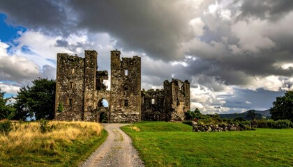 Dramatic Landscape The Ruins Ballymote