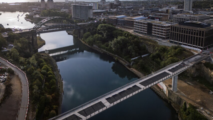 Keel Crossing footbridge in Sunderland