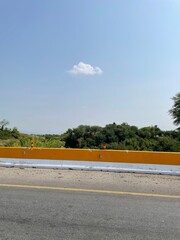 The Yellow Barrier and the Single Cloud © Adil