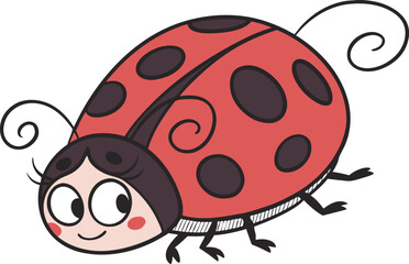 Cute Ladybug Illustration Artwork. Red Ladybug Cartoon Clipart. Realistic Ladybug Insect Illustration. Flying Ladybug Creative Artwork. Detailed Ladybug Nature Illustration. Colorful Ladybug Clipart