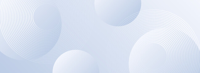 Abstract blue modern background with circle line elements. Digital technology concept.