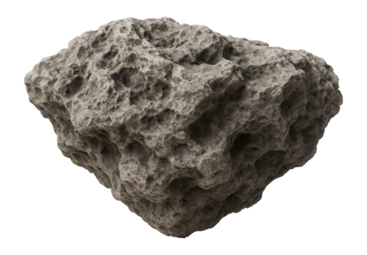 Heavy reef rock on a white background.