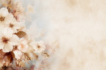 Elegant watercolor jasmine background. Dreamy Floral Print. Indulge in timeless elegance with exquisite Floral Toile De Jouy Seamless Pattern. Pastel color, pastel tone