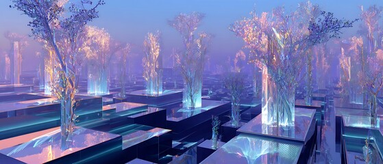 Floating Terraces of the Crystal Grove