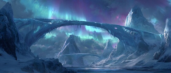 Celestial Ice Bridges of the Northern Realm