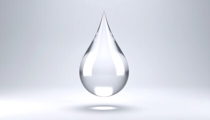 Fototapeta premium Clear Water Drop Image.