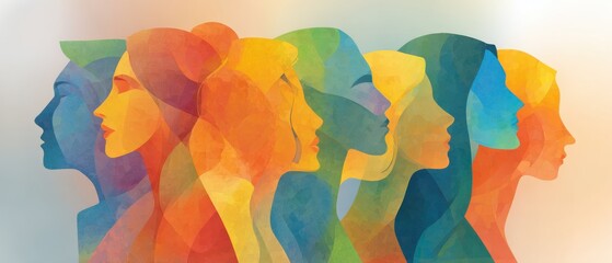 Diverse hiring campaign for multicultural talent recruitment business environment graphic design colorful perspectives