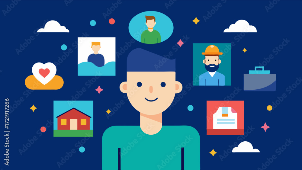 Poster a memory board is a visual representation of our personal history filled with snapshots of our great