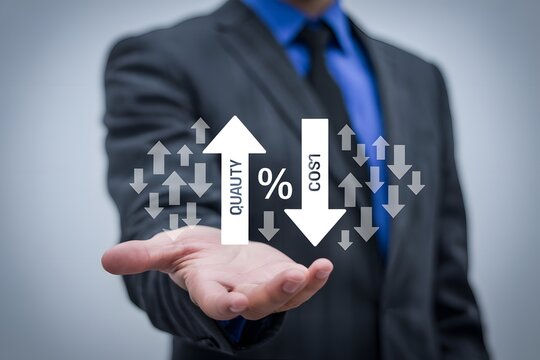 Increasing quality and decreasing costs strategy business performance management optimization