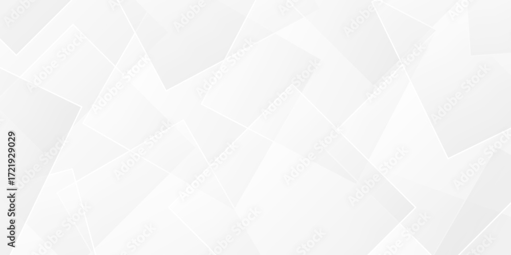 Fototapete abstract tech gradient white, gray creative triangle geometric technology space. minimal rectangle r