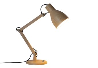 desk lamp isolated on white background