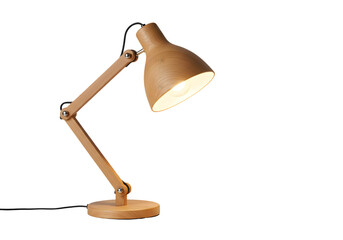 desk lamp isolated on white background
