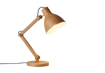 desk lamp isolated on white background