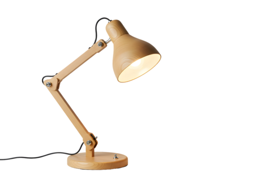 desk lamp isolated on white