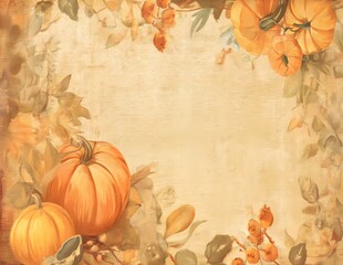 Grunge Notebook Page Berries Border