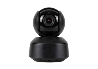  Smart Home Security Camera with Night Vision Isolated on Transparent Background