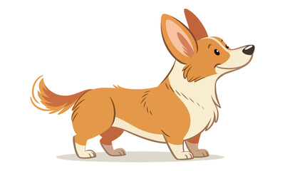 Cute Dachshund Cartoon Illustration – Adorable Brown Sausage Dog Vector