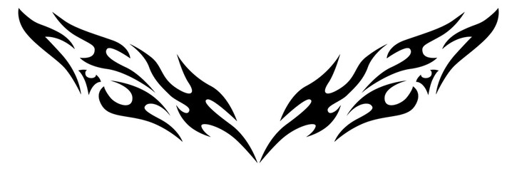 Cybersigilism tribal tattoo design