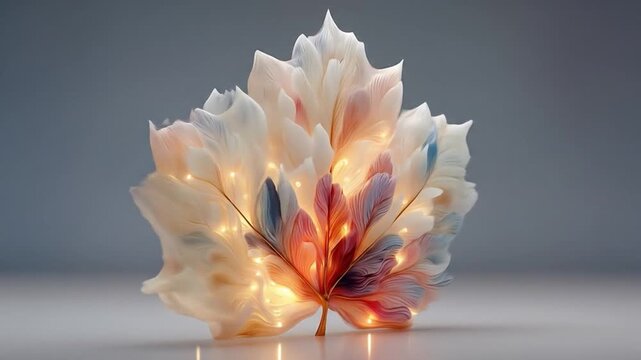 Abstract leaf arrangement