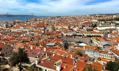 Fototapeta premium Panorama of lisbon