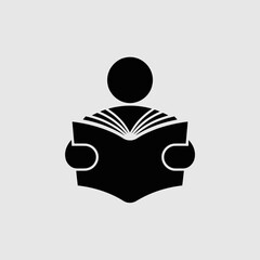 Knowledge is Power Icon – Reading, Learning, Education, Wisdom, Inspiration Symbol