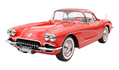 Experience the thrill of a classic red convertible, a vintage car exuding timeless style and automotive passion, perfect for showcasing luxury, freedom, and the allure of iconic design