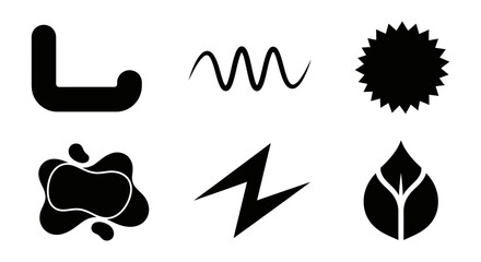 Abstract Shapes, AI-Generated Icons, Vector Graphics, Design Elements, and Digital Art