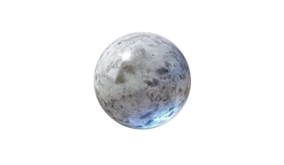 A bright full moon glowing in a dark night sky, partially covered by soft clouds. The moon’s craters and surface texture are clearly visible, surrounded by a subtle halo of light. The clouds create a 