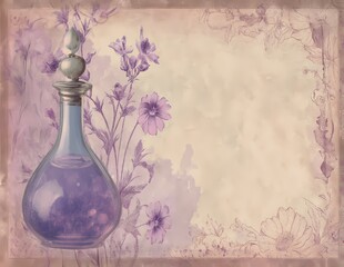 Aged Letter Paper Lined Water Stain