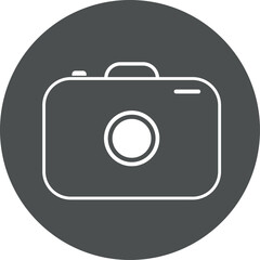 simple cemera  vector art illustraion 