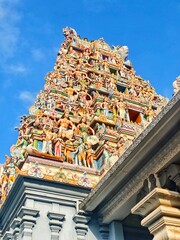 Sri Mariamman Hindu Temple in Singapore.
