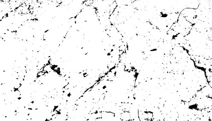 Cracked Surface grunge black and white distressed texture background.Scratched and Cracked Grunge Urban Background Texture Vector