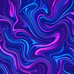 Abstract swirling vibrant colors
