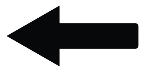 Black dark isolated pointing vector arrowhead icon on white background. Simple isolated black arrow icons. EPS 10. 