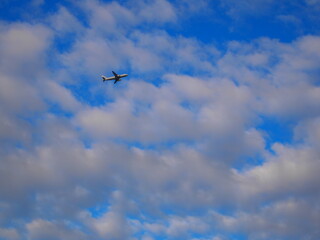 airplane in the sky