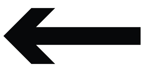 Black dark isolated pointing vector arrowhead icon on white background. Simple isolated black arrow icons. EPS 10. 