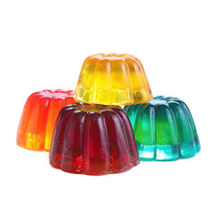 Jelly sweet, flavor fruit, candy dessert colorful [Transparent Background PNG]