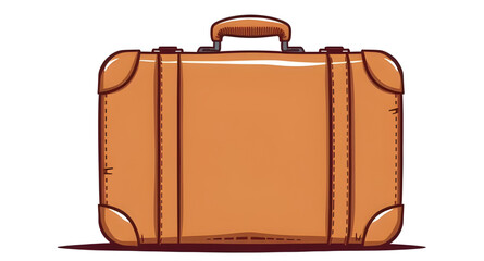 suitcase illustration, old fashioned suitcase, vintage trunk, vintage baggage, travel suitcase, vintage suitcase art, retro suitcase design, suitcase with stickers, brown suitcase, leather luggage, vi