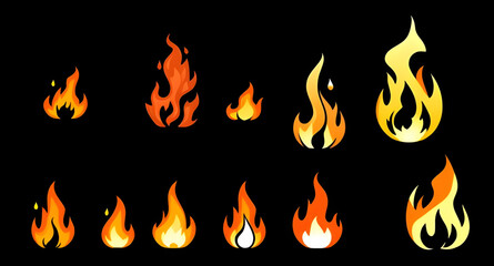 cartoon fire, abstract flames, flame symbols, wild flames, fire drawing, red flames, yellow flames, orange flames, realistic flames, flat flames, fire sticker, flame tattoo design, hot fire vector, bu