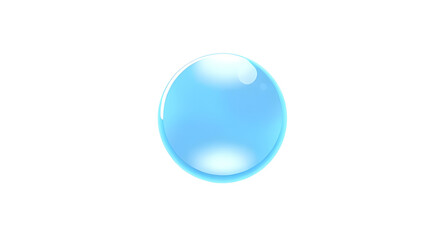 soap bubbles isolated on white