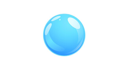 blue soap bubble