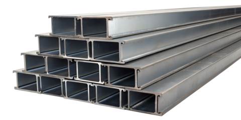 Steel rectangular hollow section. PNG