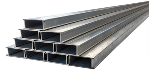 Steel rectangular hollow section. PNG