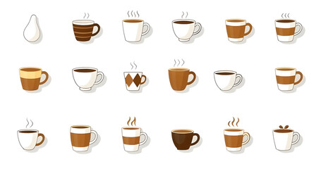 coffee with steam, cozy coffee cartoon, breakfast coffee mug, hot cocoa cup cartoon, coffee shop cups, coffee drink icons, cartoon cup set, coffee mugs vector, simple coffee cup cartoon, steaming hot 